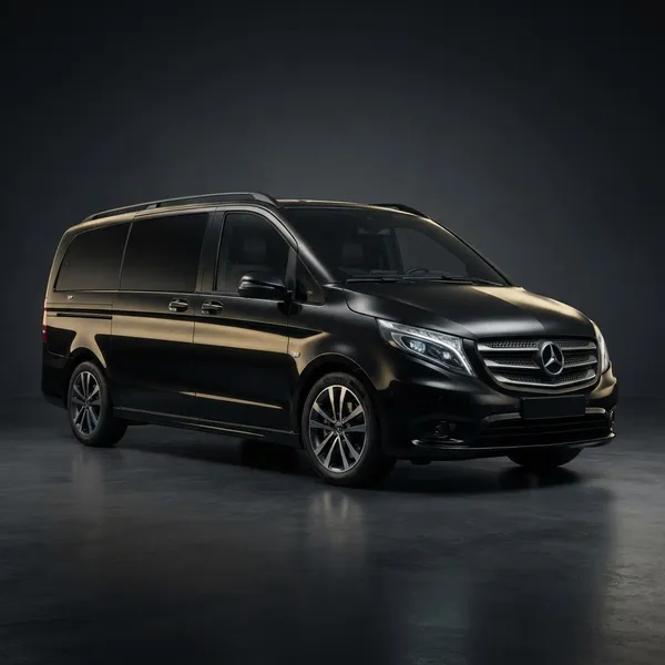 Black Mercedes VIP Vito van